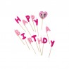 Bougies Happy Birthday Minnie Rose