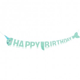 Guirlande d’Anniversaire Licorne-Baleine