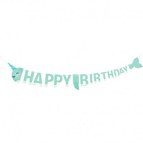 Guirlande Cordée Licorne Baleine