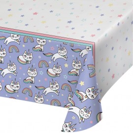 Nappe de Table Chat Licorne 137 x 259 cm