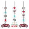3 Suspensions Voiture Vintage