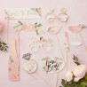 10 Accessoires Photocall "Team Bride" Floral