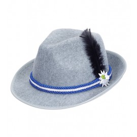 Fedora Bavarois avec Fleur et Plume