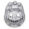 Badge de Police en Argent