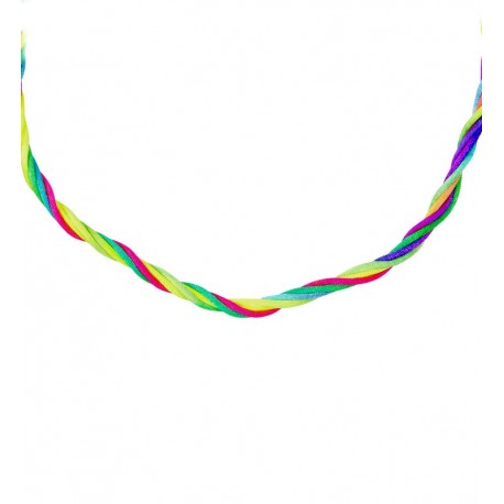 Collier Multicolore à 5 Ficelles Néon