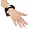 Set de 4 Bracelets Disco Noirs et Blancs