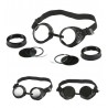 Lunettes Noires à Verres Multiples