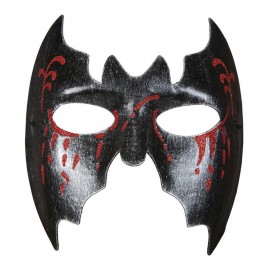 Masque de Chauve-Souris aux Yeux Ensanglantés