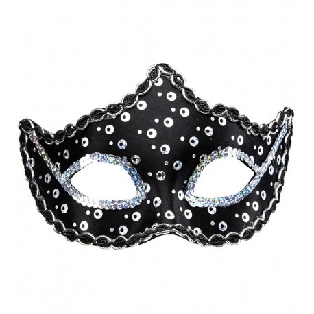 Masque Rialto avec Paillettes Holographiques