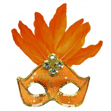 Masque Brésil à Sequins et Plumes