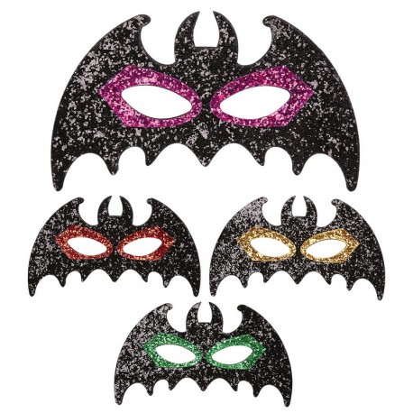 Masque de Chauve-souris à Paillettes Assorti