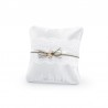 Coussin Pour Alliance Blanc Avec Details En Dentelle