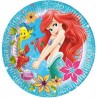 8 Assiettes de La Petite Sirène Ariel