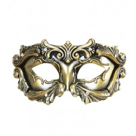 Masque de Baroque en Bronze avec Strass