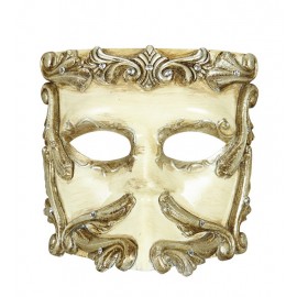 Masque de Casanova Ivoire avec Strass de Luxe