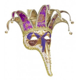 Masque Jolly avec Long Nez de Luxe