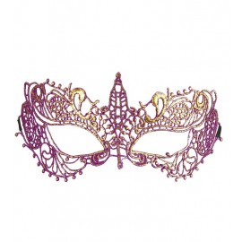 Masque en Dentelle Métallisée