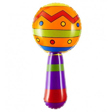 Maracas gonflables avec clochette