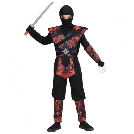 Déguisement de Ninja Dragon en Flammes pour Enfant