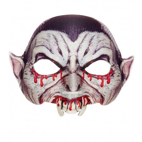 Masque de Vampire en Tissu sans Menton