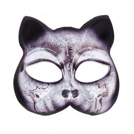 Masque de Chat en Tissu sans Menton