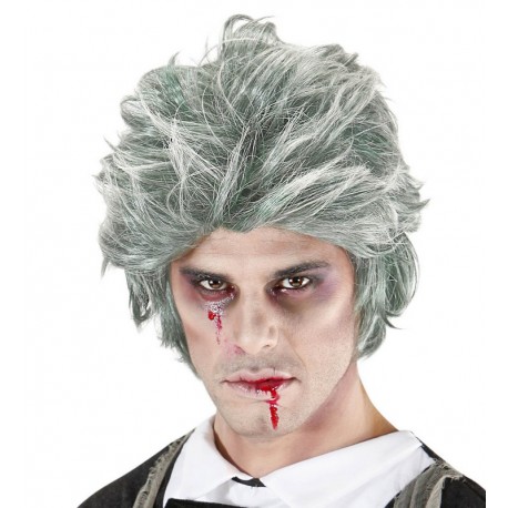 Perruque de Zombie Grise