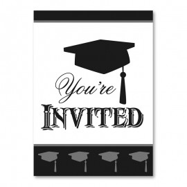 8 Invitations pour Remise de Diplôme 8 Invitations pour Remise de Diplôme