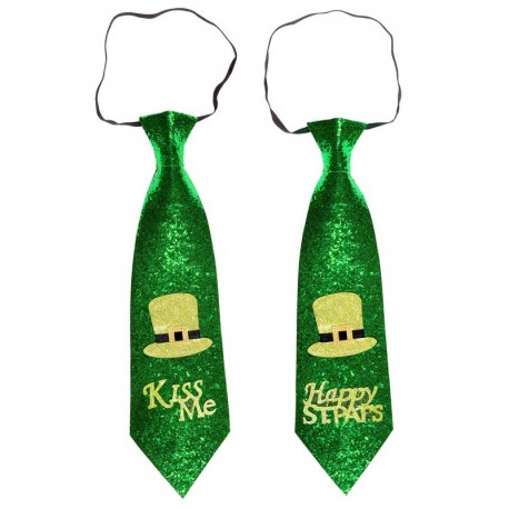 Cravate Pailletée Fête de la Saint-Patrick