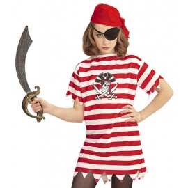 Tee-shirt et Cache-œil de Pirate pour Enfant