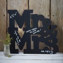 Lettres pour Mariages en Ardoise Mr & Mrs Lettres pour Mariages en Ardoise Mr & Mrs