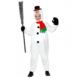 Déguisement de Bonhomme de Neige en Peluche pour Enfant