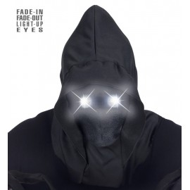 Masque Visage Invisible avec Capuche et Yeux Brillants