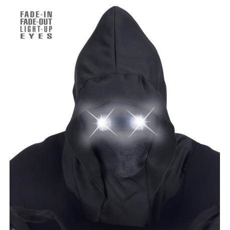 Masque Visage Invisible avec Capuche et Yeux Brillants