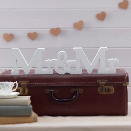 Lettres pour Mariages en Bois Mr & Mrs