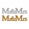 Lettres pour Mariages en Bois Mr & Mrs