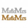 Lettres pour Mariages en Bois Mr & Mrs