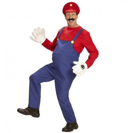 Déguisement de Plombier Mario pour Homme
