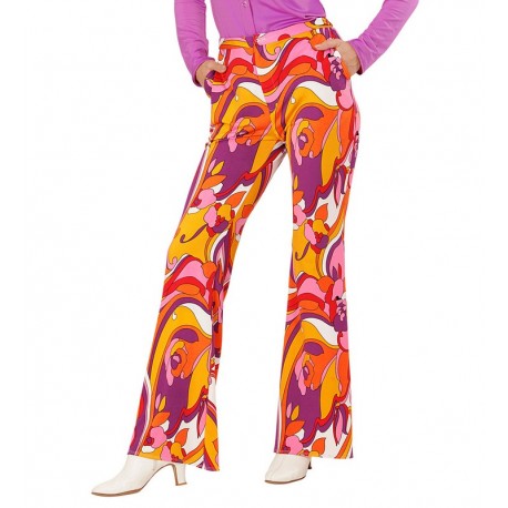 Pantalon Femme Orchidée des Années 70