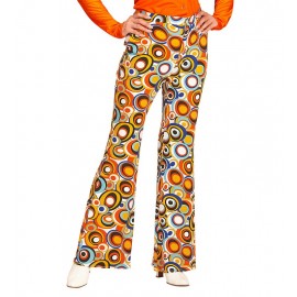 Pantalon Femme Couleur Pop des Années 70