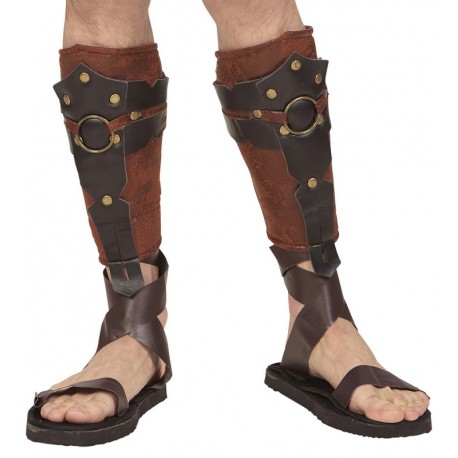 Jambières Grecques en Simili Cuir