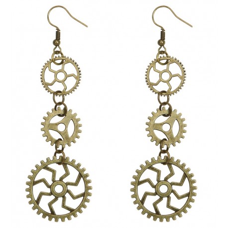 Boucles d'Oreilles Steampunk