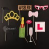 10 Accessoires pour Photobooth Enterrement de Vie Jeune Fille