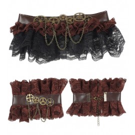 Collier et Bracelets en Dentelle Steampunk