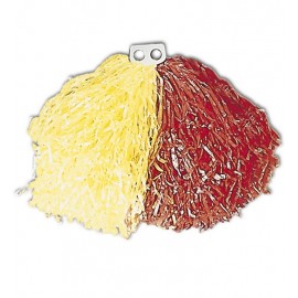 Pompon Bicolore Jaune et Rouge