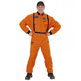Déguisement d'Astronaute Orange pour Adulte
