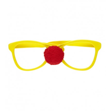 Lunettes Géantes avec Nez de Clown