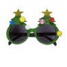 Lunettes Pailletées Sapin de Noël