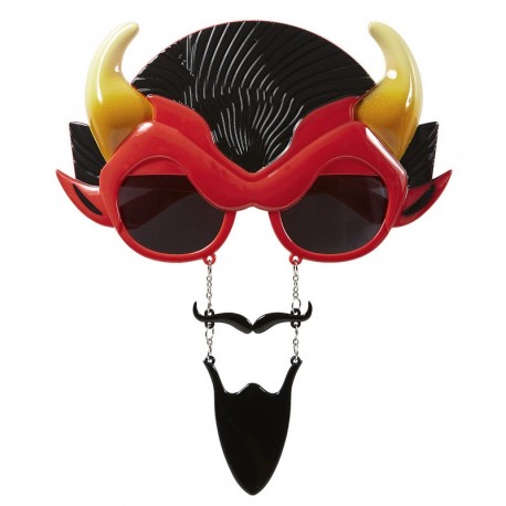 Lunettes de Diable avec Moustache