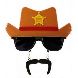 Lunettes Cow-boy avec Moustache