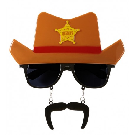 Lunettes Cow-boy avec Moustache